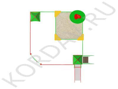 Песочный дворик Клубника МАФ 8.342 (2)